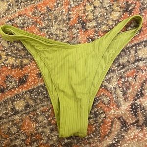 green bathing suit bottoms